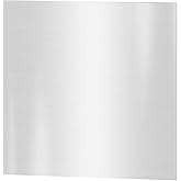 304 Stainless Steel Sheets, 12" x 12" x 0.04" Inch(19 Gauge) Stainless Steel Plates 1MM Thickness Stainless Steel Shim Plates Metal Sheets for Kitchen DIY Craft Making