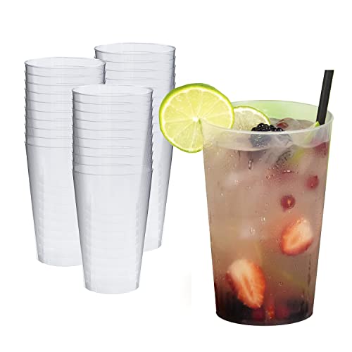 Silverkitchen 30x Partybecher 500ml - Wiederverwendbare Trinkbecher aus Hartplastik Made In Germany