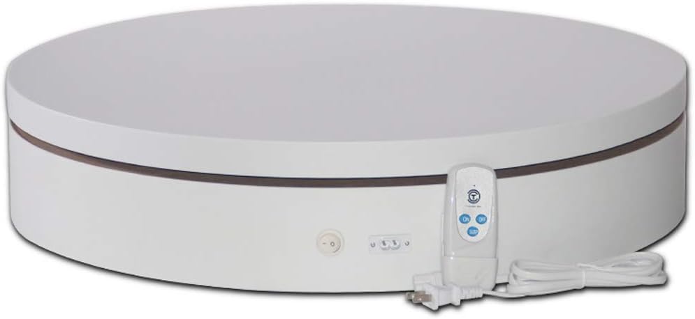 WEEDAY 360 Degree Photography Turntable for Product Shooting, Knob Control Speed, Jewelry,Shoes,Cake,Bag,Dispaly Turntable