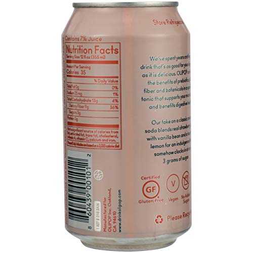 Olipop Strawberry Vanilla Tonic - Image 2