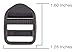 Duraflex 25-1 Inch Tension Lock Triglides