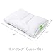 Sleep Yoga Dual Position Neck Design, Hypoallergenic, Ergonomically Designed Cervical Pillow to Help Improve Posture, Flexibility, and Sleep Quality, Medium Soft, White