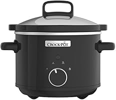 Crock-Pot CSC046 Slow Cooker, 2.4 Litre, Black