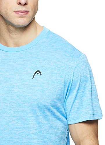 image for HEAD Men's Crewneck Gym Training & Workout T-Shirt - Short Sleeve Acti