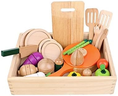 Magnetic Wooden Fruits and Vegetables Honestly Honestly Happy to See Toys Play House Kitchen Toys Cooking Course