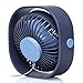hopeme 4'' Desk Personal Fan with 3.8ft USB Cable, 3 Speeds and 360° Rotatable Vertically Blue Color Mini Small Fan, Quiet Operation and Strong Wind,Suitable for Office Home(Blue Color)
