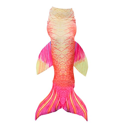 Fanryn Mermaid Tail Swimmable Mermaid Tails for Swimming by Girls,Boys,Kids and Adults Sizes Costume Swimsuit Can Match Monofin