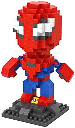 ChangingWood Avengers Spider-Man LOZ Diamond Mini Block Set - 240 pcs - Parent-child Games - Children's Educational Toys