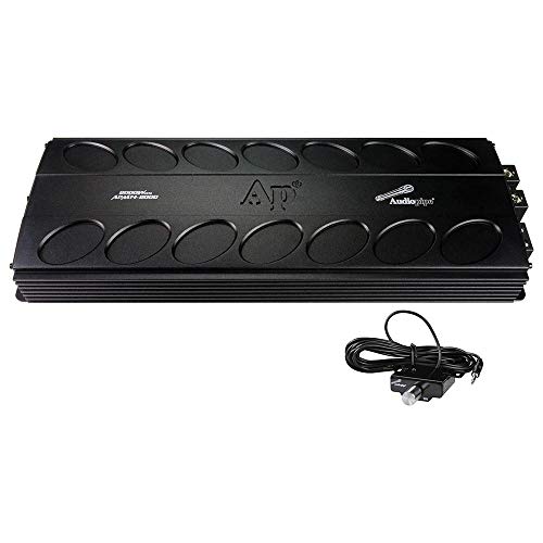 Audiopipe APMN2000 RMS Class D Monoblock Subwoofer Amplifier, 2000W