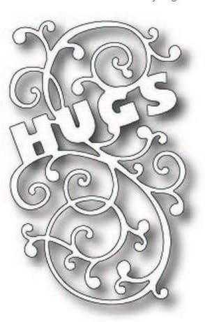 Tutti Designs Swirly Hugs Cutting Die TUTTI-224