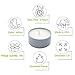 CandleNScent 5hr Soy Tea Lights Candles|100 Tealight Candles in White Cup - Decorations for Wedding, Birthday, Holiday Party | White Soy Wax in Cups