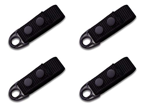 Police Suspender Belt Keepers for Duty Belt,Tool Belt Loop Attachment,Military Grade Duty Belt Suspenders Loops(4 Pack)