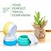 Mudder Silicone Cosmetic Containers Cream Jar with Sealed Lids, 3 Pieces (30 ml)