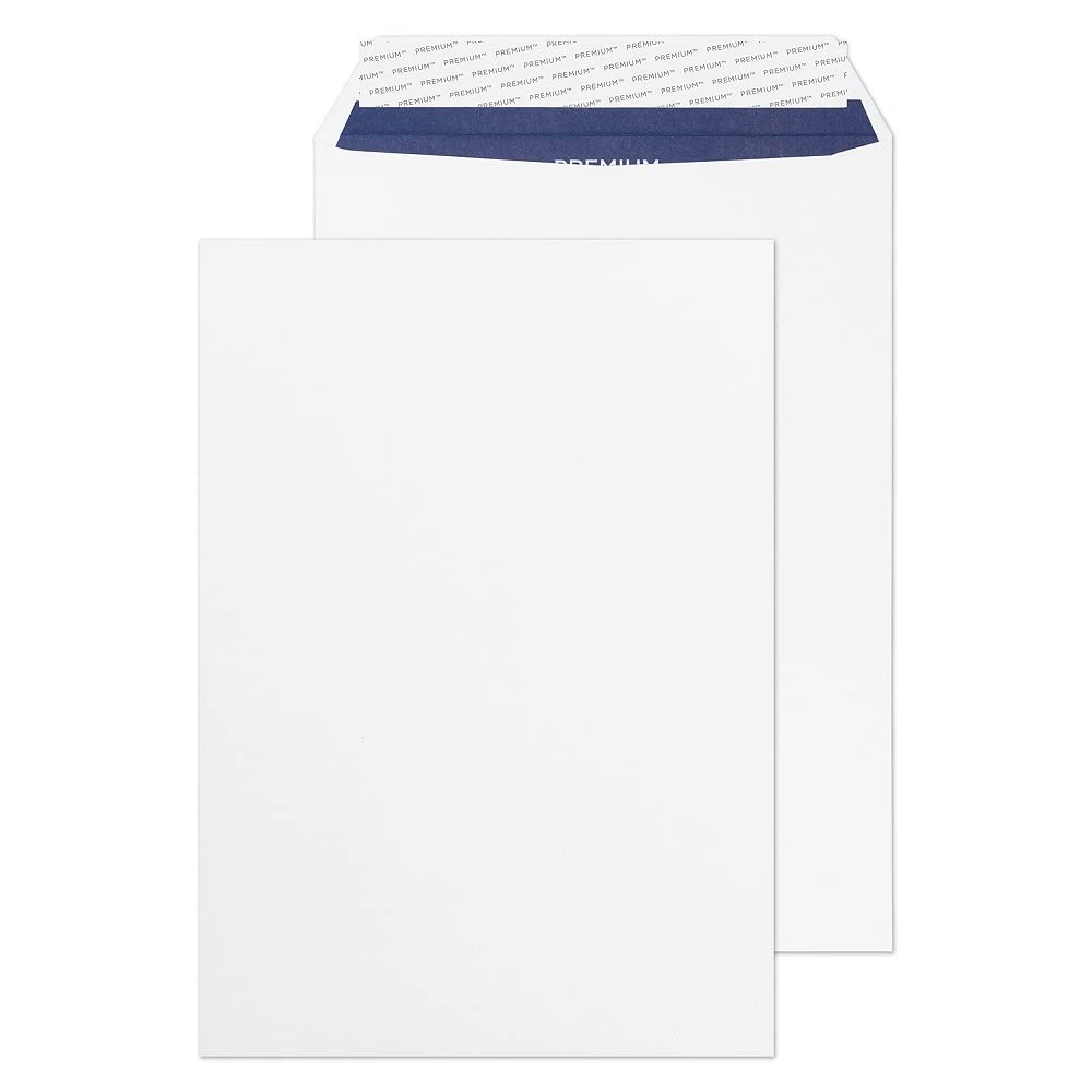 Blake Pure C5 162 x 229 mm 120 gsm Recycled Peel & Seal Pocket Envelopes (RP83454) Super White Wove - Pack of 25
