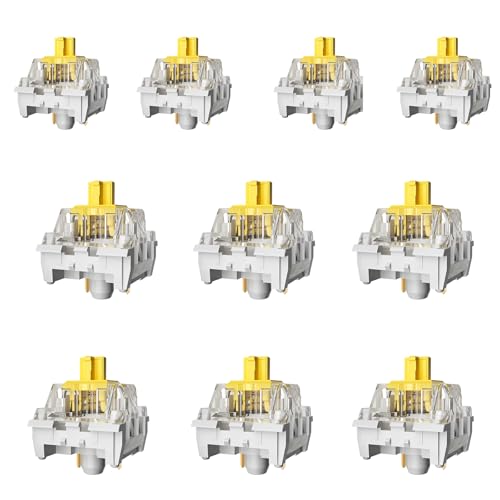 Fejwlvs ZhouWang Yellow Linear Switches 90PCS