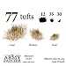 The Army Painter Tufts - Battlefield Tufts: Frozen Tuft, 77 Pcs, 3 Sizes -Terrain Model Kit for Miniature Bases & Model Grass Tufts -Diorama Supplies & Diorama Grass for Mini Basing & Gaming Scenery
