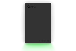 Seagate Game Drive for Xbox 2TB External Hard Drive Portable HDD - USB 3.2 Gen 1, Black with Built-in Green LED bar, Xbox Cer