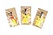 Set of 3 - Super Cute Kawaii Cartoon Silicone Travel Luggage ID Tag for Bags (Pikachu)