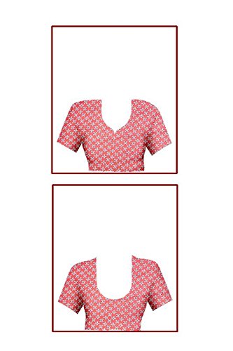 anand sarees georgette saree with blouse piece