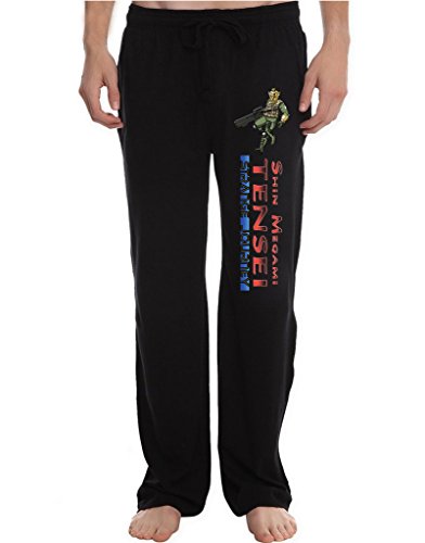 RBST Men's Shin Megami Tensei Strange Journey Running Workout Sweatpants Pants XL Black