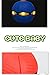 Graces Dawn Novelty Flying UFO Flat Throw Disc Ball Toy 6 LED lights dazzling performances Fancy Soft Kids Outdoor Spiderman (blue)