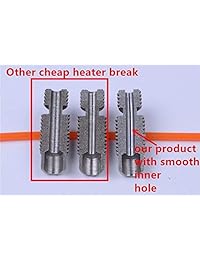 Paquete de 2 tubos de alimentación de barril térmico de metal superlisos de aleación de titanio V6 para 0.069 in V6 HOTEND, Titan Aero Extrusor.
