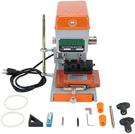 Compact 368A Automatic Key Duplicating Machine Universal Key Reproducer Durable 110V Reproducing Cutter US Plug