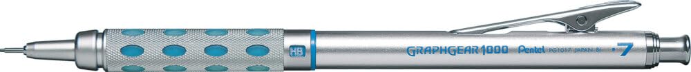 Photo 1 of Pentel Graph Gear 1000 Automatic Drafting Pencil, 0.7mm Lead Size, Blue Barrel, 1 Each (PG1017C)