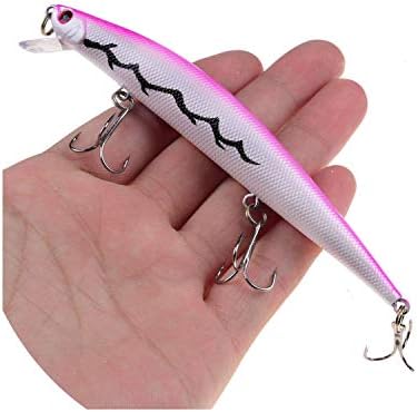 Fishing Lures 12.5cm/12.4g Minnow 6 Color Select Hard Bait Crankbait Wobbler Tackle