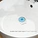 Wild Tribe Hair Drain Clog Remover Cleaning Tool,Kitchen Bath Sink Strainer,Tub Drain Protector Filter Net Drain Hair Catcher Stopper,Pack of 6,Blue
