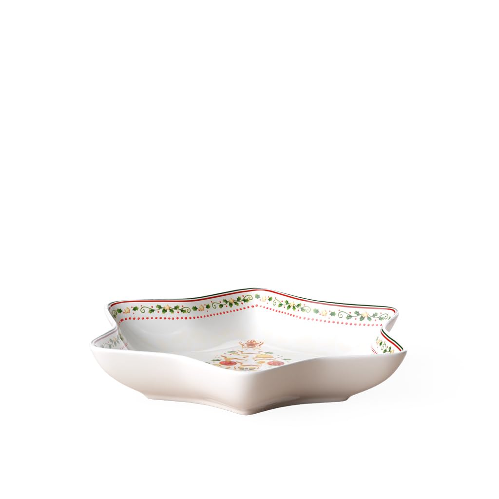 Winter Bakery Delight Star bowl medium Tree