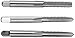 Kodiak Cutting Tools KCT202717 USA Made 1/4-20 Hand Threading Tap Set, Includes Taper, Plug and Bottom Taps, Ground Threads, High Speed Steel, H3 Limit, 4 Flute, 1/4