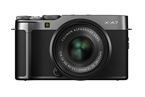 Fujifilm X-A7 avec Objectif XC15-45 mm Argent / Noir [Exclusivité Amazon]