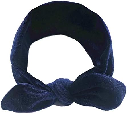1pcs Baby Girls Headbands Cute Bow Band Hair Winter Velvet Ribbon Hair Soft Fashion Baby Bandanas
