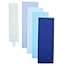 Tissue Paper Tassel DIY Party Garland Decor for All Events & Occasions - 20 Tassels Per Package (Blue-Navy-White-Silver)