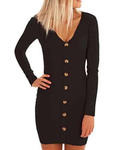 button down tight dress