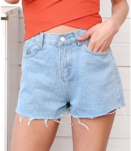 Amazon アナップ Anap カットオフヘムデニムショートパンツ ライトブルー S パンツ 通販