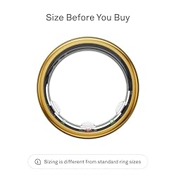 Oura Ring Gen3 Horizon - Gold - Size 12 - Smart