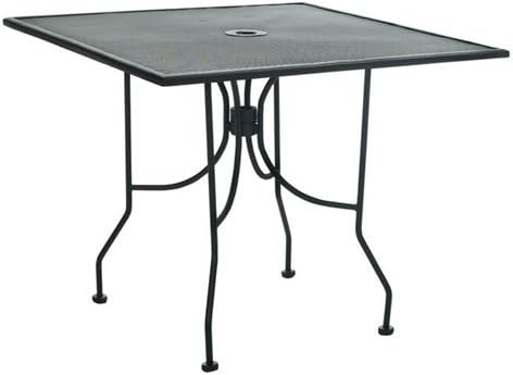 Metal Outdoor Dining Table 36" Square