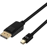 Mini DisplayPort to DP 4K Cable , ICZI Gold Plated Mini DisplayPort ( Thunderbolt Port Compatible) to DisplayPort Male to Male Cable -10 Feet (3 Meters)