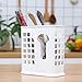 Chopsticks and Straw Holder Dishwasher Basket | Chopsticks Basket for Washing, Drying, Storing also Use as Storage Stand for Spoon Knife Fork Case And Other Small Cutlery Utensil - White