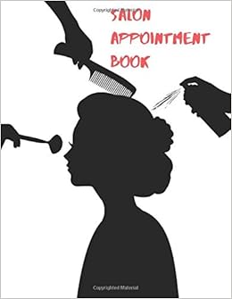 Amazon Com Salon Appointment Book Appointment Book For Salons