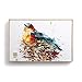 DEMDACO Dean Crouser Bird in Nest Gallery Wrapped Canvas Print 8 x 12 Ash Wood Framed Wall Art Plaque