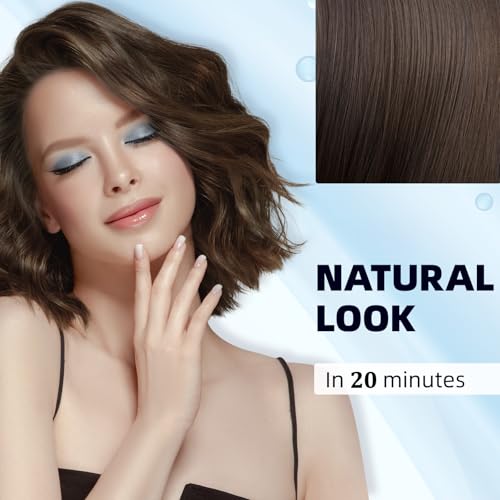 Ivnil Black Hair Dye Shampoo 3 in 1 Semi Permanent Hair Color Shampoo for Women & Men for Gray Hair Coverage, shampoo para pintar el cabello