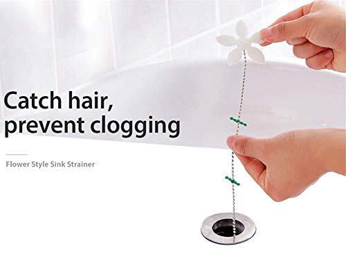 10 Pcs Flower Shower Drain Protectors Disposable Hair Cleaner Collector Catchers Strainer Hair Trap For Kitchen and Bathroom Barthtub