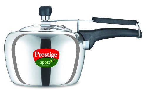 Prestige Apple Plus Induction Base Aluminium Pressure Cooker, 2 Litres