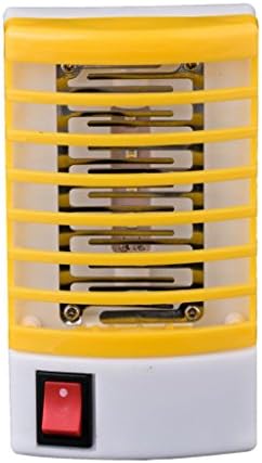 Caopixx Insect Killer Light Bulbs Fly Bug Insect Trap Mosquito Killer Outdoor LED Socket Electric Zapper Night (Yellow)