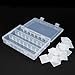 DCDEAL Large Size 24 Compartments Adjustable Plastic Electronics Parts Gadgets Tool Storage Box Case Craft Beads Jewelry Box Sewing Box Organizer Container Divider