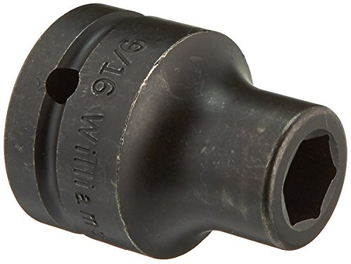 Williams JHW6-618A 3/4" Drive Shallow Impact Socket, 6 Point, 9/16-Inch