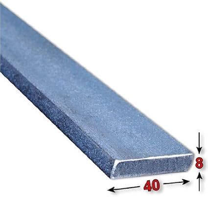 Flachstahl 40 X 12 Mm – S235 JR, Länge 400 Mm – Für Konstruktion, Schweißen & Biegen